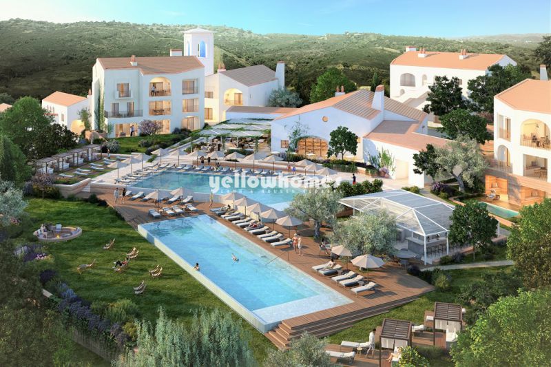 Luxury 1 bed ground floor apartments in newest golf resort near Loule